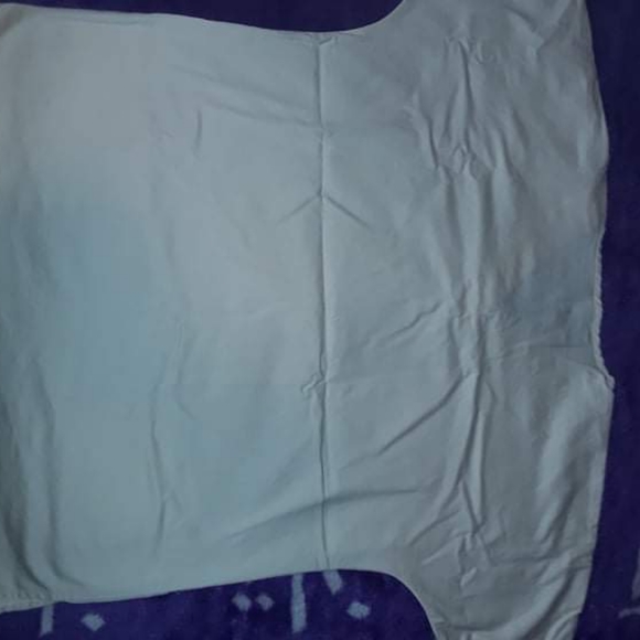 Cream Color Scrub Top Small - Picture 3 of 5